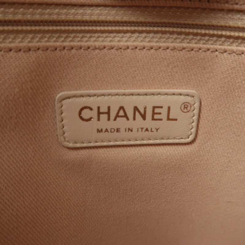 CHANEL 帆布Deauville Tote手挽袋-5