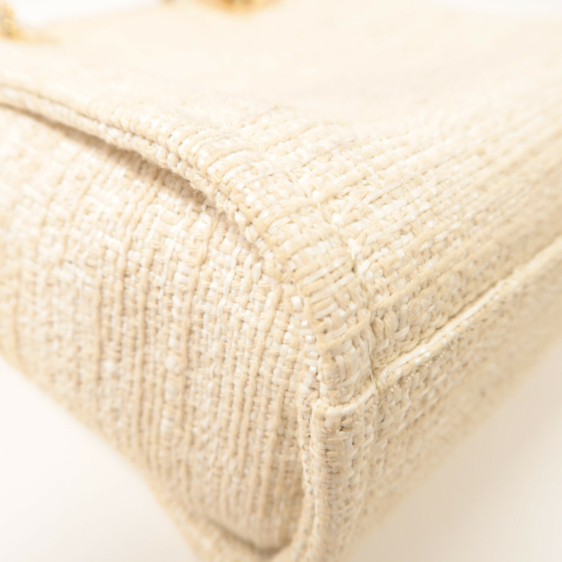 CHANEL 帆布Deauville Tote手挽袋-12