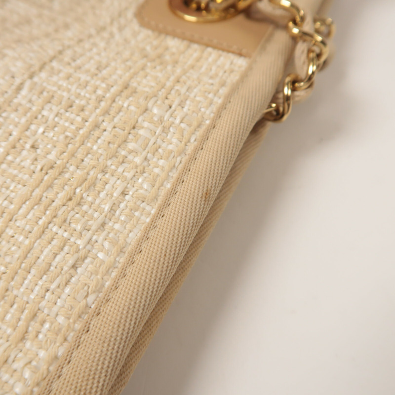 CHANEL 帆布Deauville Tote手挽袋-16
