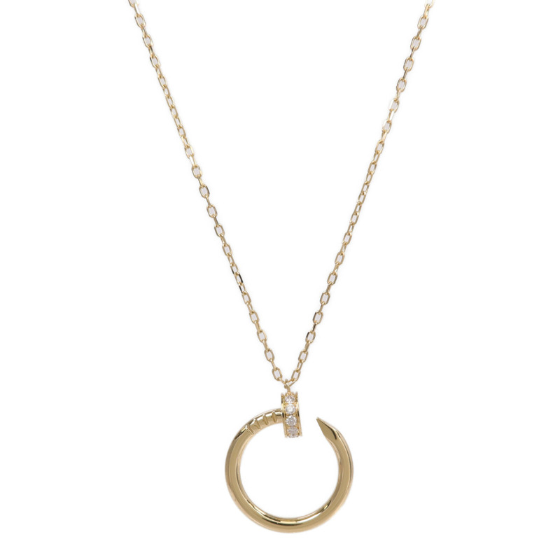 CARTIER 18K黃金Juste Un Clou Necklace鑽石項鍊-1