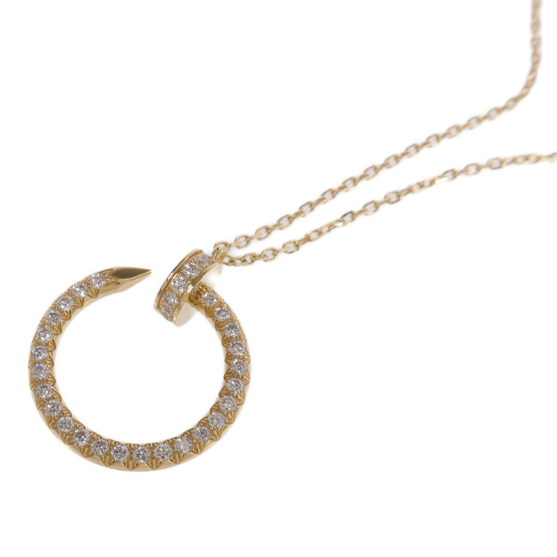 CARTIER 18K黃金Juste Un Clou Necklace鑽石項鍊-2