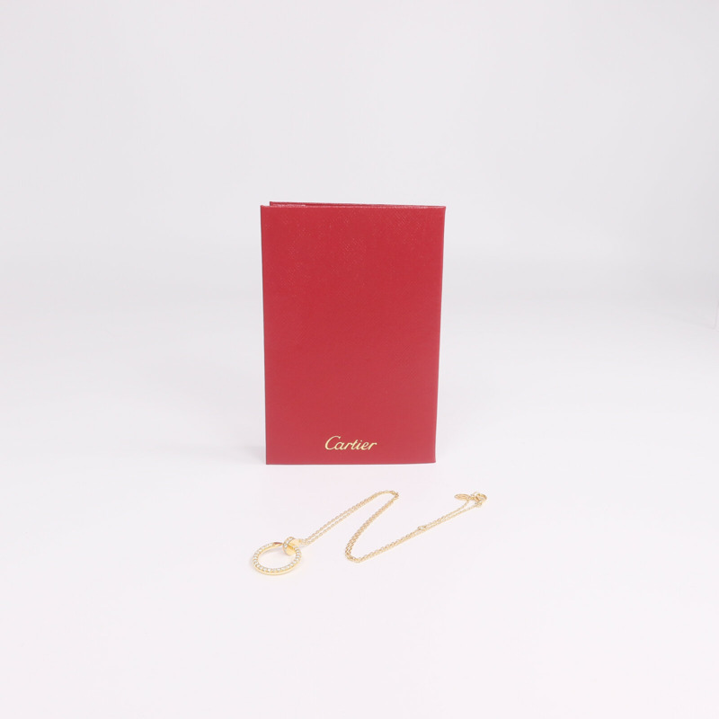 CARTIER 18K黃金Juste Un Clou Necklace鑽石項鍊-7