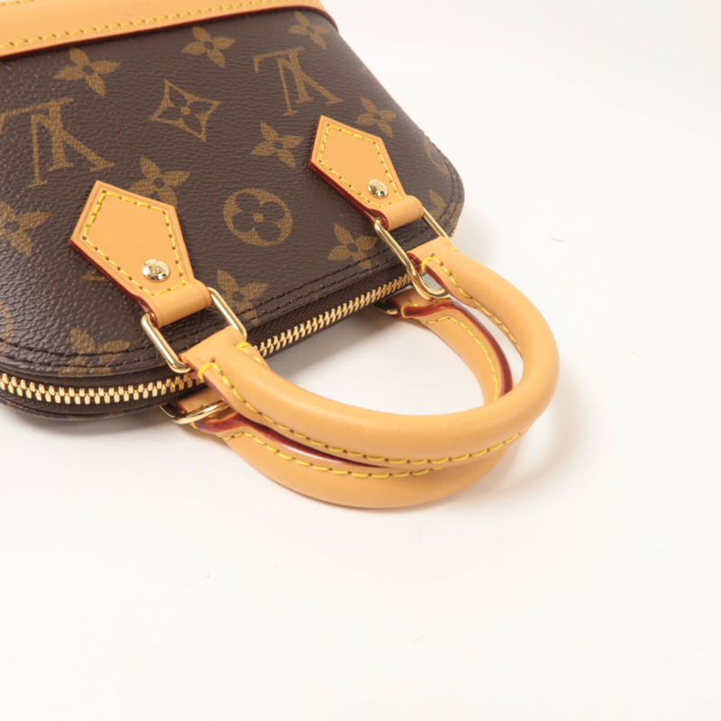 LOUIS VUITTON Monogram Nano Alma手挽肩背兩用袋-6