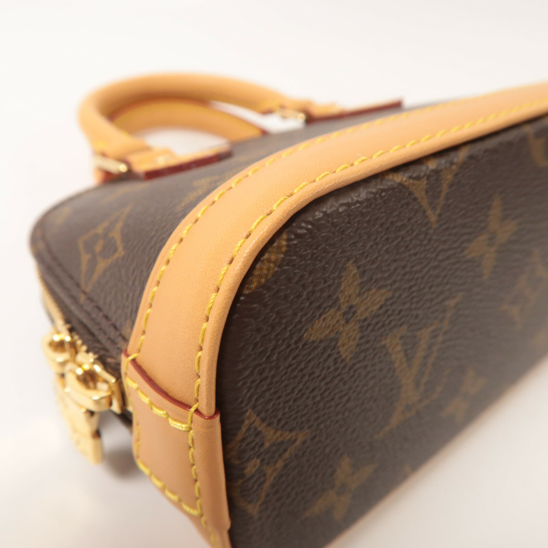 LOUIS VUITTON Monogram Nano Alma手挽肩背兩用袋-11