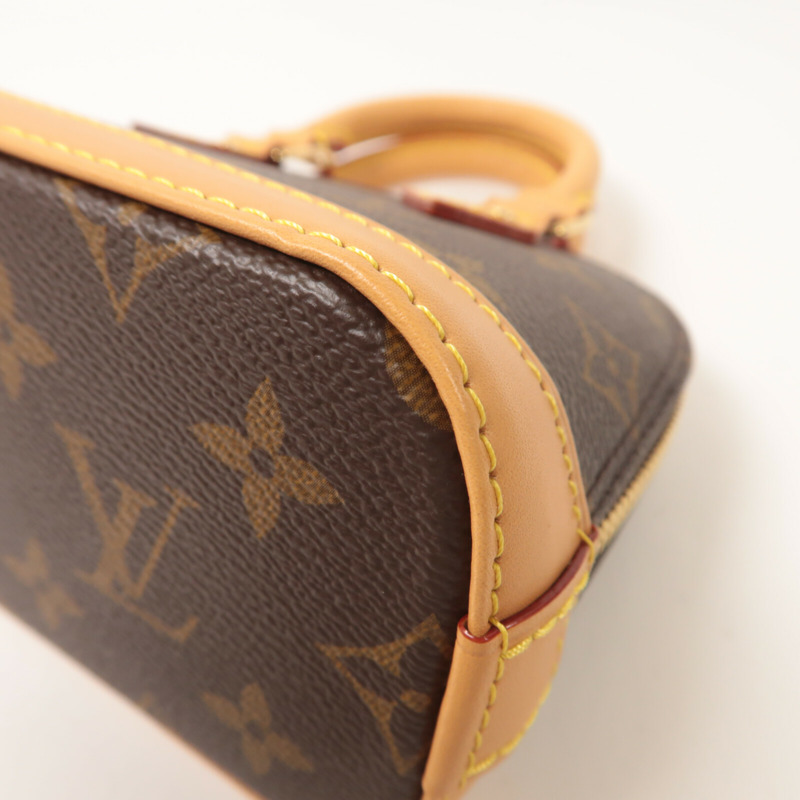 LOUIS VUITTON Monogram Nano Alma手挽肩背兩用袋-12