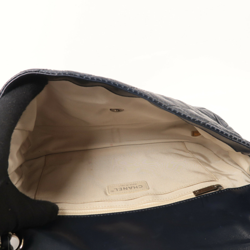 CHANEL 牛皮皮革Chain Shoulder鏈帶肩背袋-4