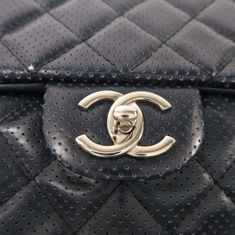 CHANEL 牛皮皮革Chain Shoulder鏈帶肩背袋-5