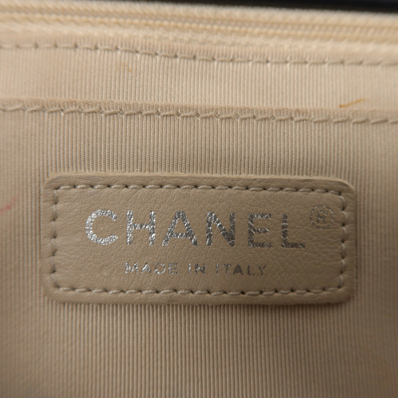 CHANEL 牛皮皮革Chain Shoulder鏈帶肩背袋-6