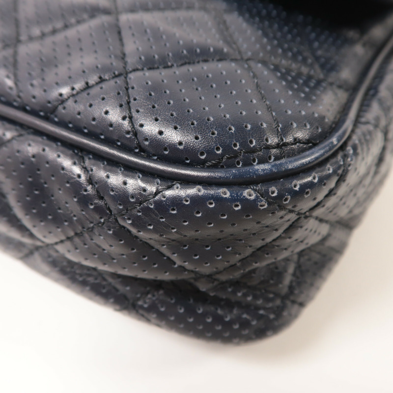 CHANEL 牛皮皮革Chain Shoulder鏈帶肩背袋-12