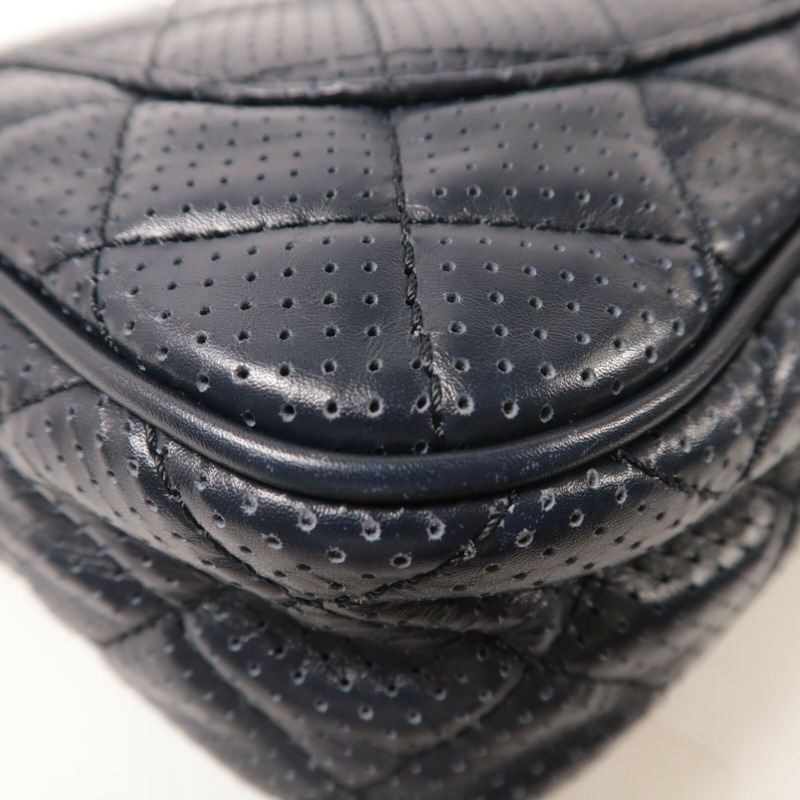 CHANEL 牛皮皮革Chain Shoulder鏈帶肩背袋-13