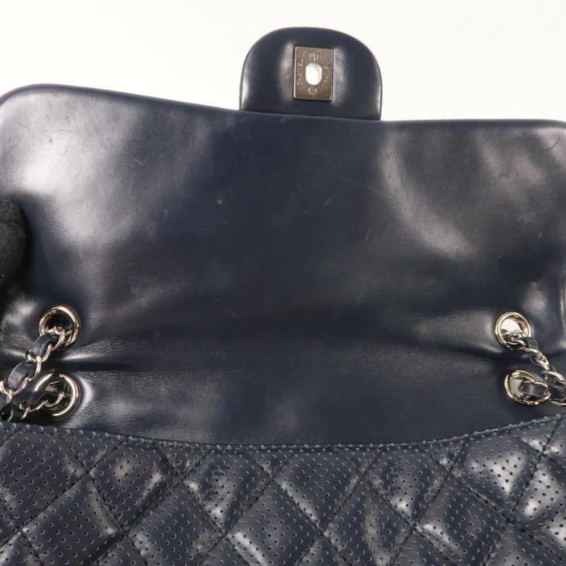 CHANEL 牛皮皮革Chain Shoulder鏈帶肩背袋-15