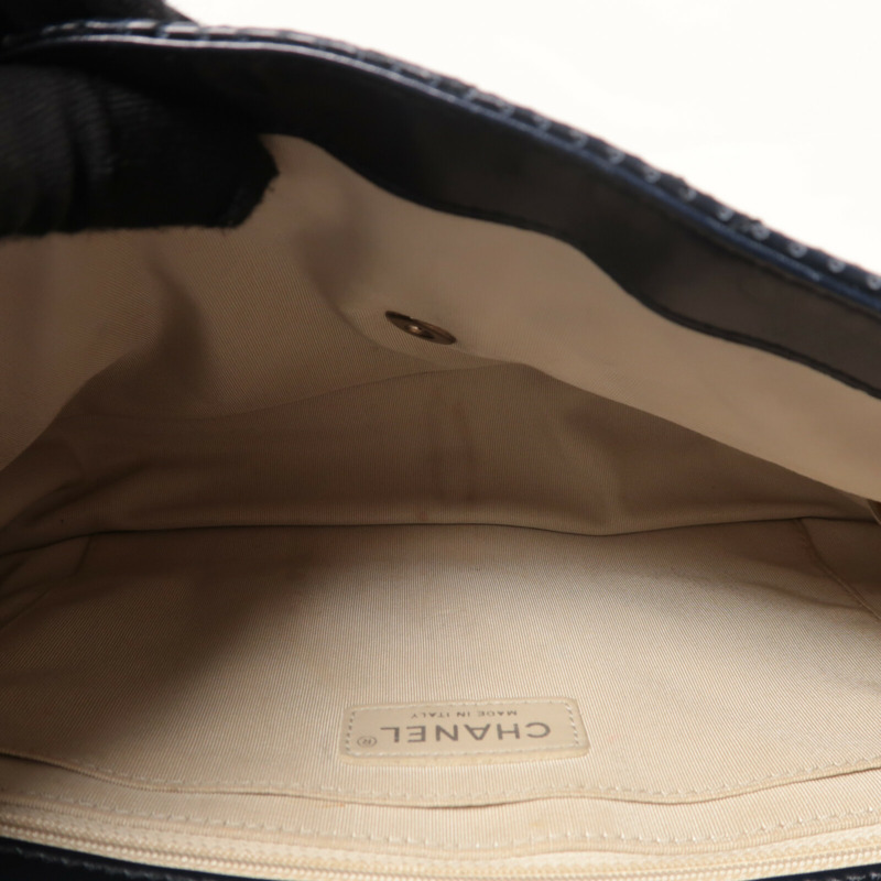 CHANEL 牛皮皮革Chain Shoulder鏈帶肩背袋-17