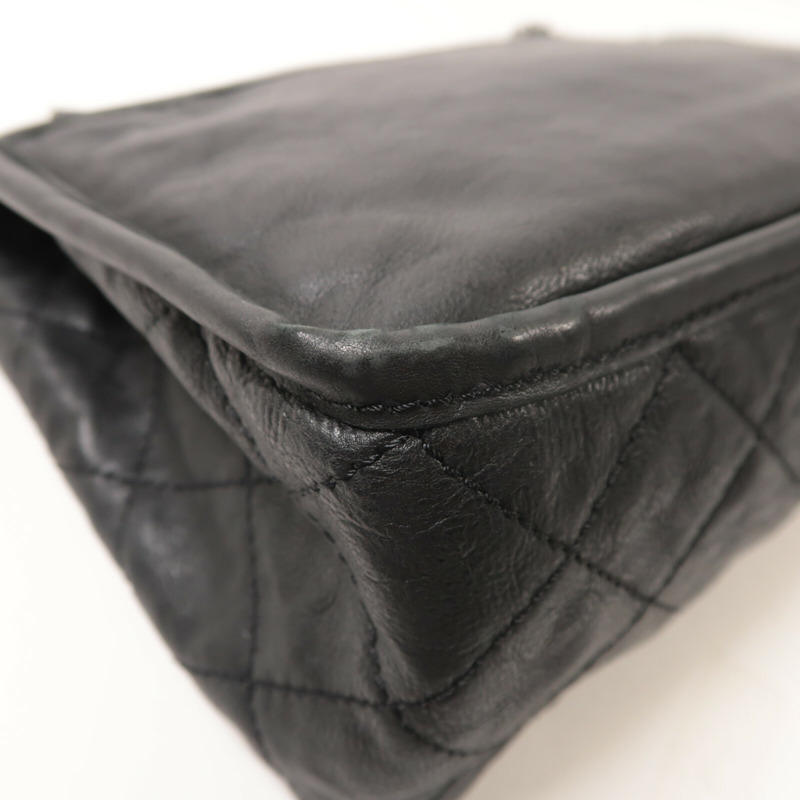 CHANEL 牛皮皮革Chain Shoulder鏈帶肩背袋-13