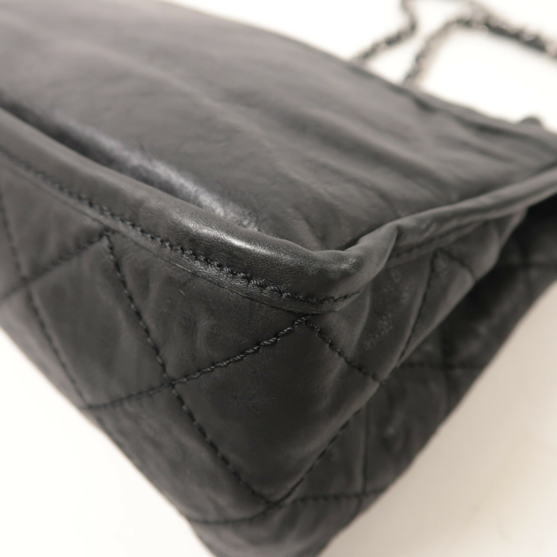 CHANEL 牛皮皮革Chain Shoulder鏈帶肩背袋-14