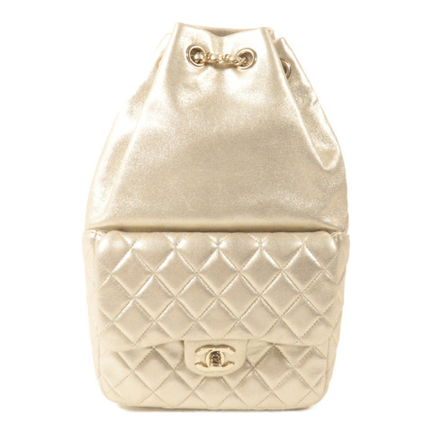 CHANEL 羊皮皮革Backpack背包