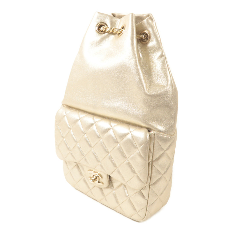 CHANEL 羊皮皮革Backpack背包-1