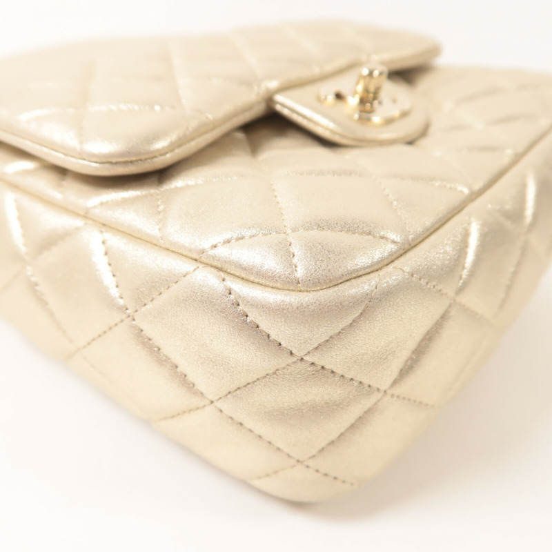 CHANEL 羊皮皮革Backpack背包-11