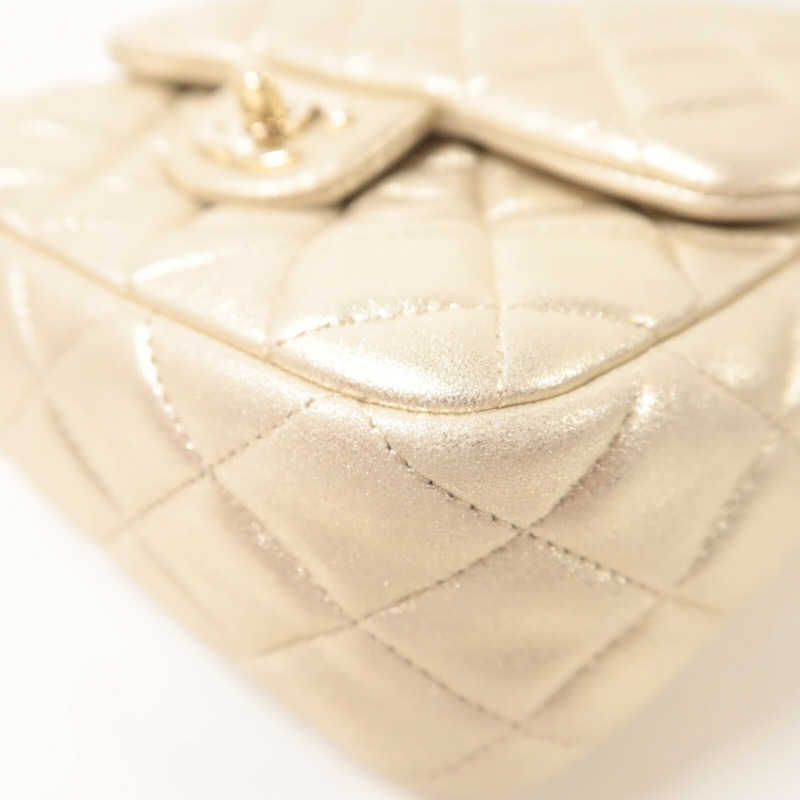 CHANEL 羊皮皮革Backpack背包-12