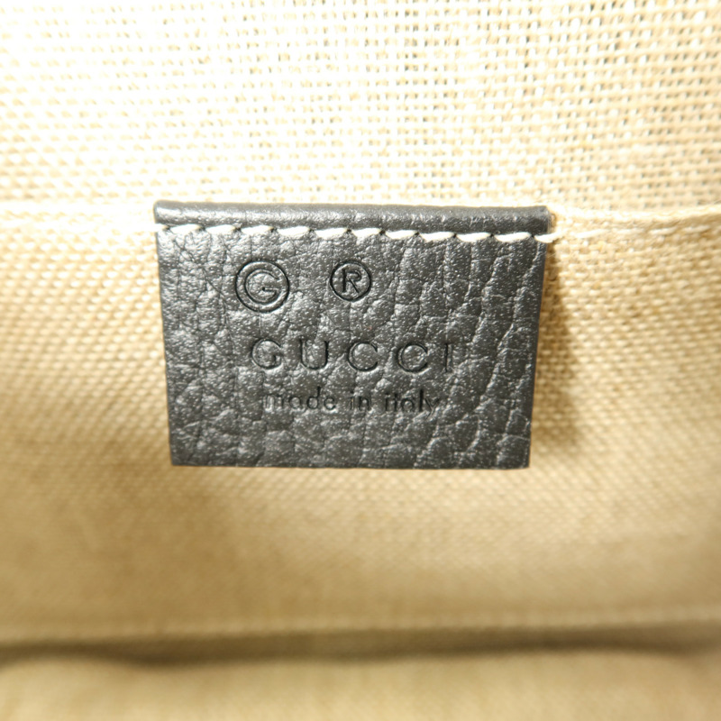 GUCCI 牛皮皮革Chain Shoulder鏈帶肩背袋-5