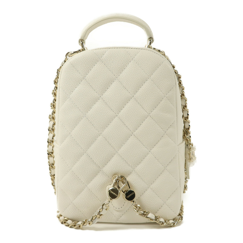 CHANEL 牛皮皮革Mini Backpack背包-1
