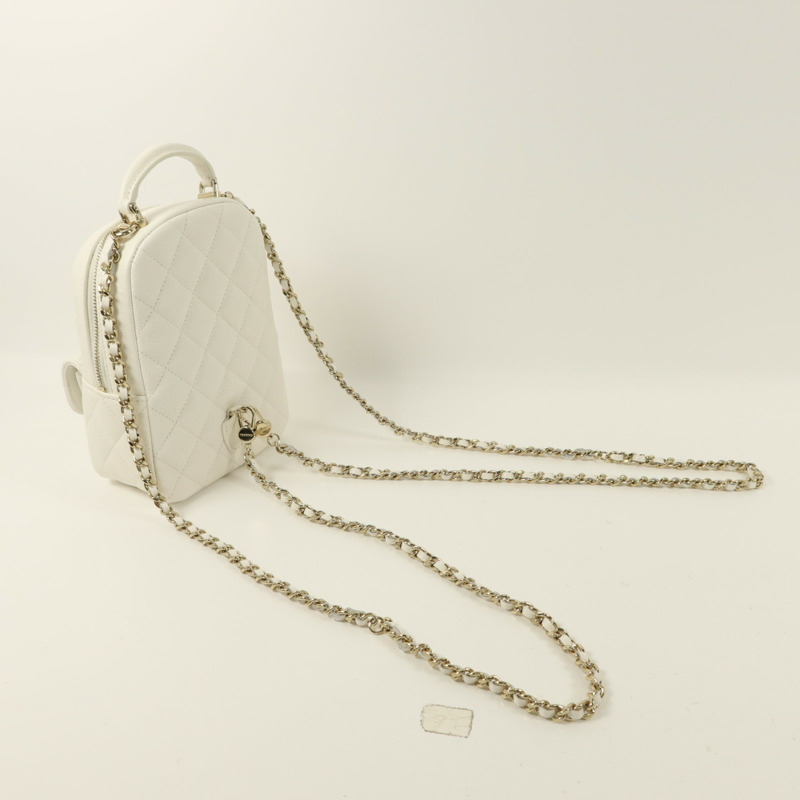 CHANEL 牛皮皮革Mini Backpack背包-7