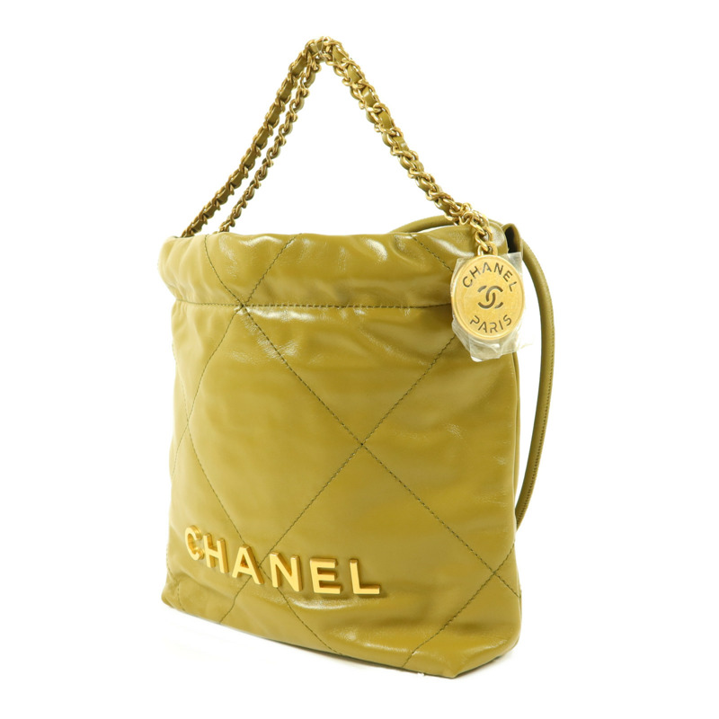 CHANEL 牛皮皮革Chanel 22 Mini手挽肩背兩用袋-2