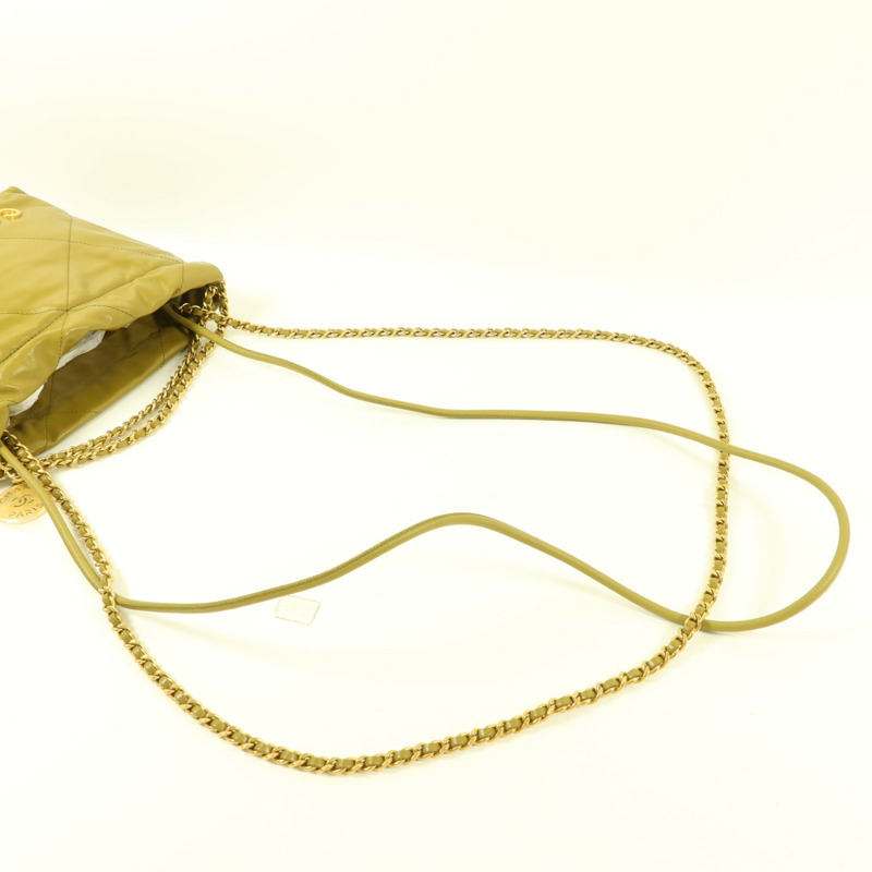 CHANEL 牛皮皮革Chanel 22 Mini手挽肩背兩用袋-7