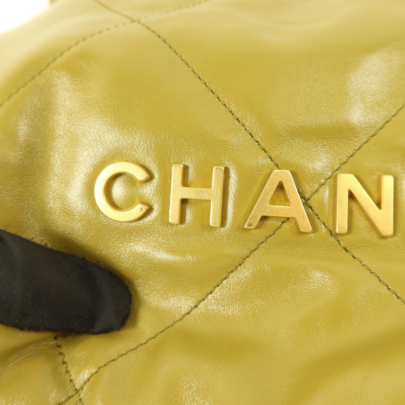 CHANEL 牛皮皮革Chanel 22 Mini手挽肩背兩用袋-9