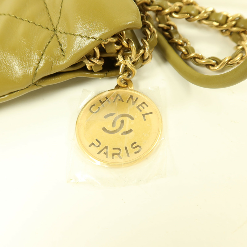 CHANEL 牛皮皮革Chanel 22 Mini手挽肩背兩用袋-12