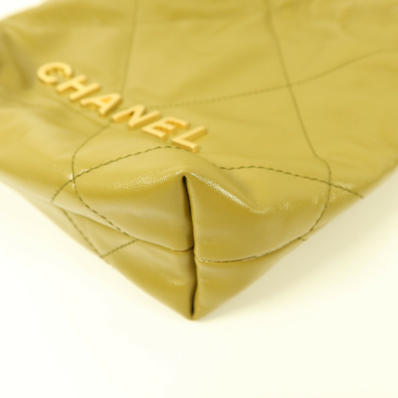 CHANEL 牛皮皮革Chanel 22 Mini手挽肩背兩用袋-13