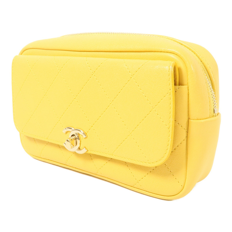 CHANEL 牛皮皮革Waist Bag腰包-2