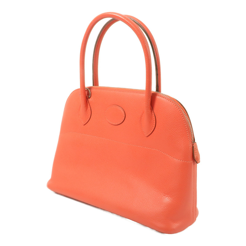 HERMES Epsom皮革Bolide 27手挽肩背兩用袋Rose Jaipur-2