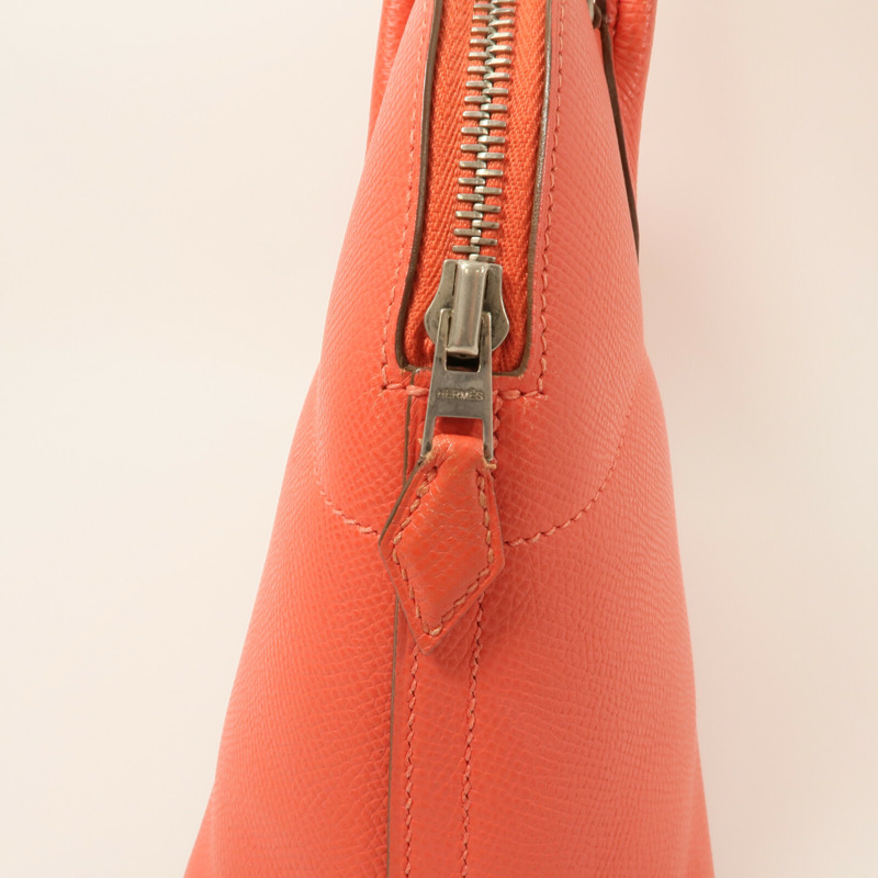 HERMES Epsom皮革Bolide 27手挽肩背兩用袋Rose Jaipur-7