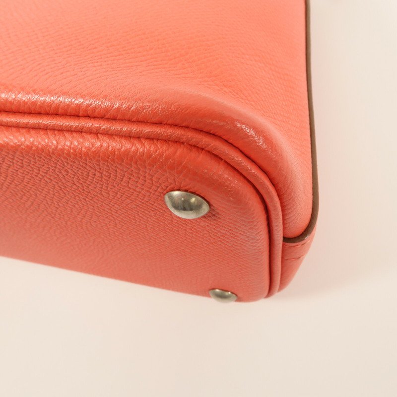 HERMES Epsom皮革Bolide 27手挽肩背兩用袋Rose Jaipur-15