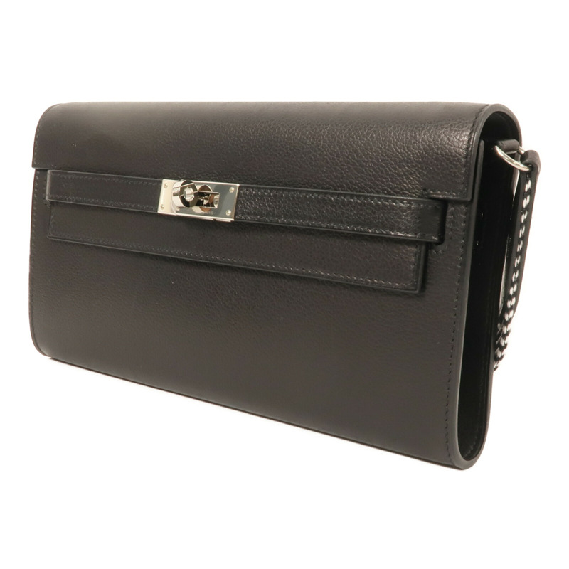 HERMES Evercolor皮革Kelly To Go Wallet肩背袋-2