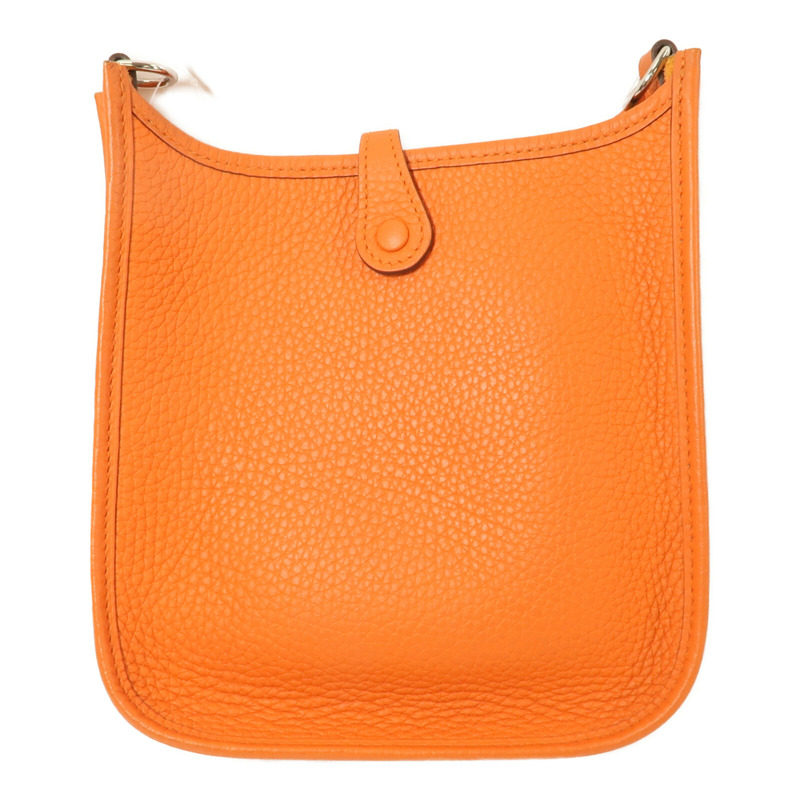 HERMES Clemence皮革Evelyne TPM肩背袋Feu-1