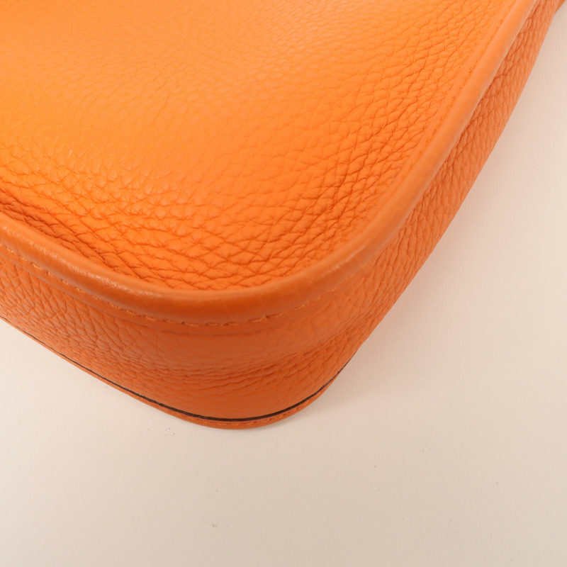 HERMES Clemence皮革Evelyne TPM肩背袋Feu-13