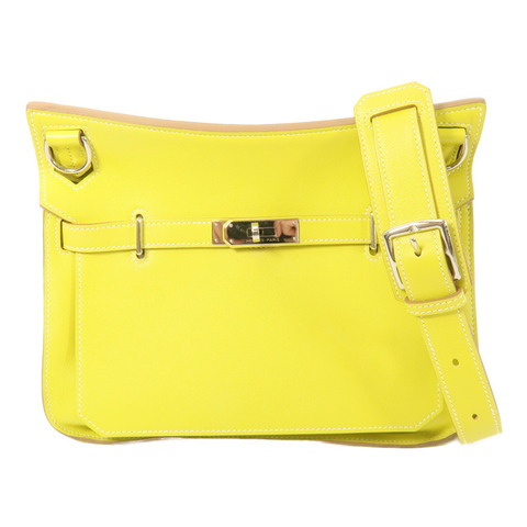 HERMES Swift皮革Jypsiere 28肩背袋Lime