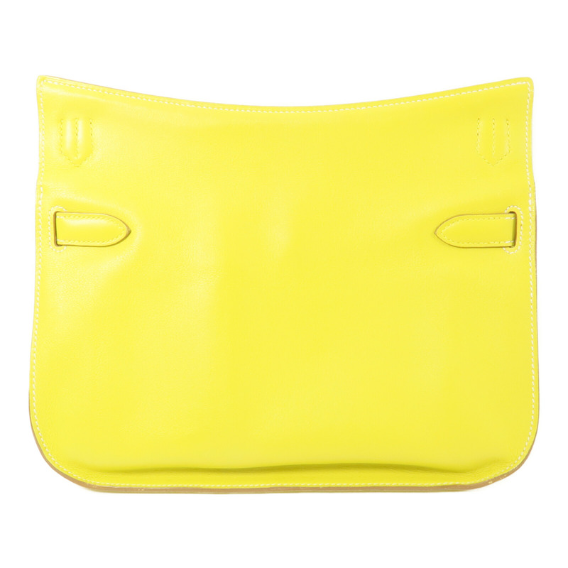 HERMES Swift皮革Jypsiere 28肩背袋Lime-1