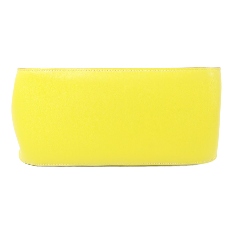 HERMES Swift皮革Jypsiere 28肩背袋Lime-3