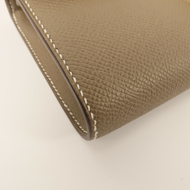 HERMES Epsom皮革Constance To Go Wallet肩背袋-9