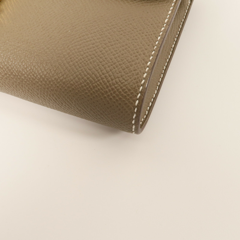 HERMES Epsom皮革Constance To Go Wallet肩背袋-10