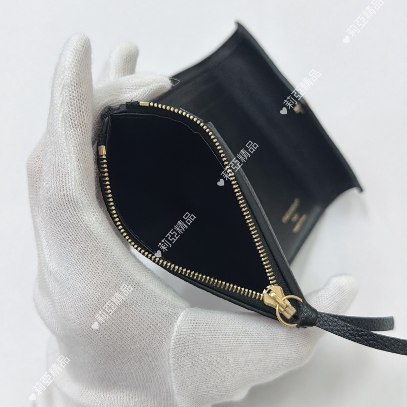 莉亞精品♡Lv 黑壓紋三折短夾 二手美夾-15
