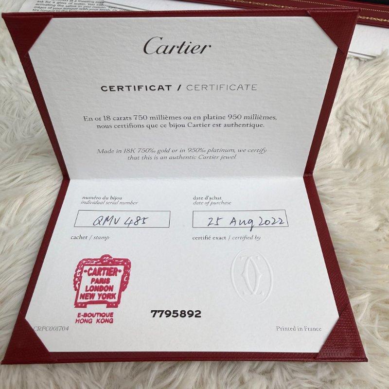 Cartier 單鑽 手鏈-4