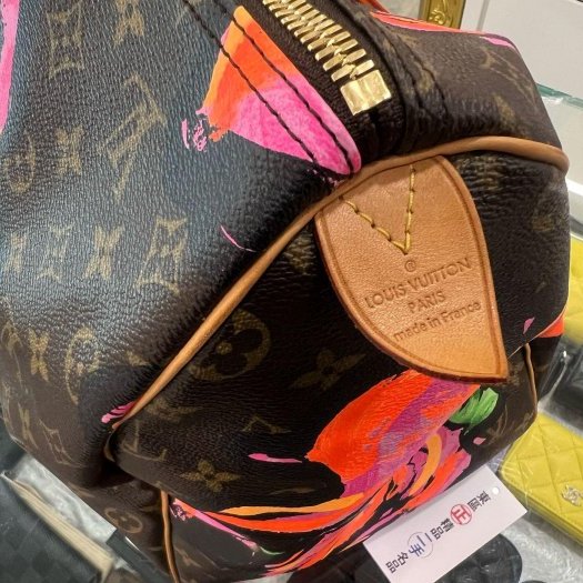 東區正精品㊣ LV M48605 ROSE KEEPALL 50cm 原花字紋玫瑰花手提包旅行袋行李袋波士頓包限量款 RA1860-9