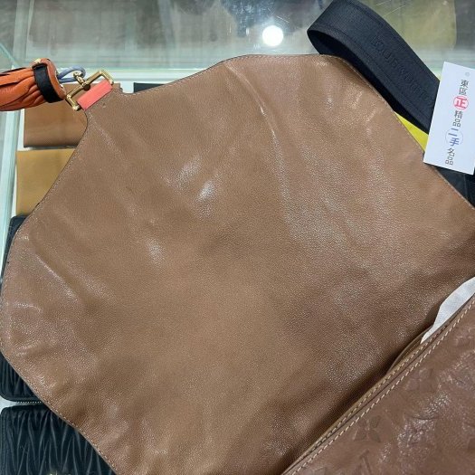 東區正精品㊣LV M40371 Underground Messenger Mastic 咖啡色全皮壓紋流蘇郵差包斜背包RA1861-10