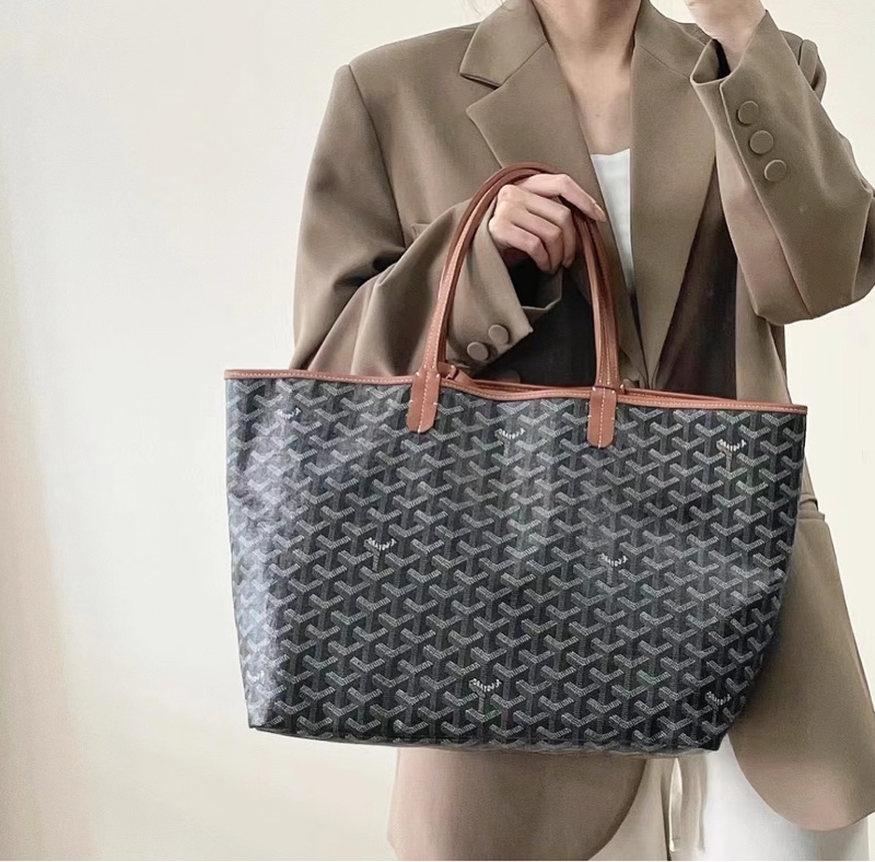 【上班必備✨重量超輕❤️全網最低價】Goyard tote 托特包 棕色老花子母購物袋手提包-0