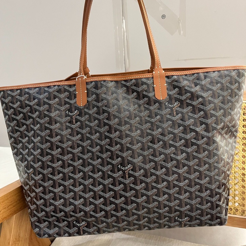 【上班必備✨重量超輕❤️全網最低價】Goyard tote 托特包 棕色老花子母購物袋手提包-2