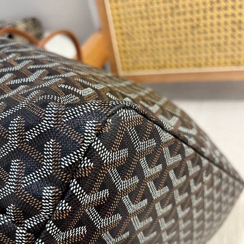 【上班必備✨重量超輕❤️全網最低價】Goyard tote 托特包 棕色老花子母購物袋手提包-6