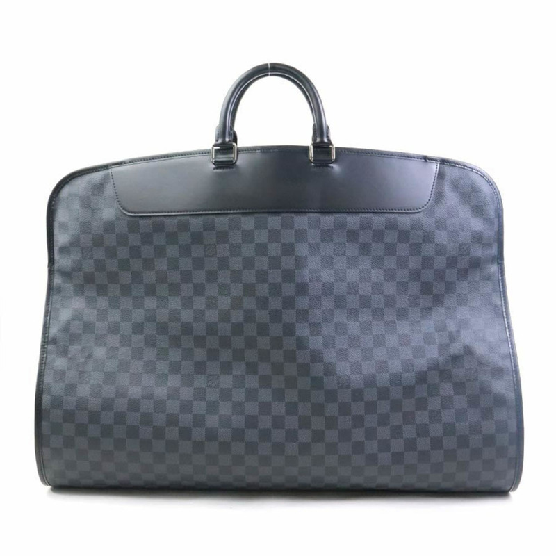 路易威登男士黑色 Damier Graphite 帆布服裝盒/服裝套，N41383 90249a-2
